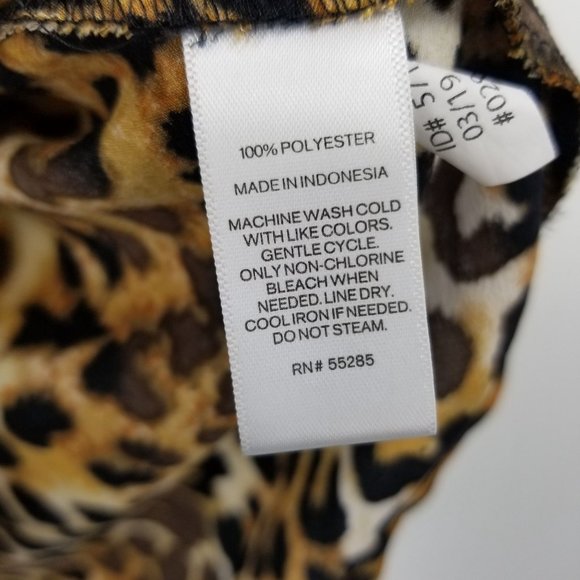 Express Long Sleeved Women's Collared Button Front Blouse Shirt Size Small - Picture 12 of 12